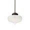 Besa Lighting Mira Cord Pendant, Smoke, Bronze Finish, 1x60W Incandescent 1TT-MIRAFR-BR - alternate 1